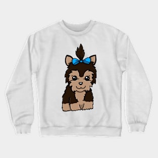 Chibi Yorkie (Large Design) Crewneck Sweatshirt